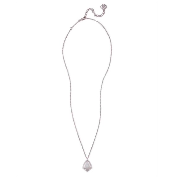 KENDRA SCOTT • Silver Cory Cat’s Eye Necklace - Picture 3 of 4